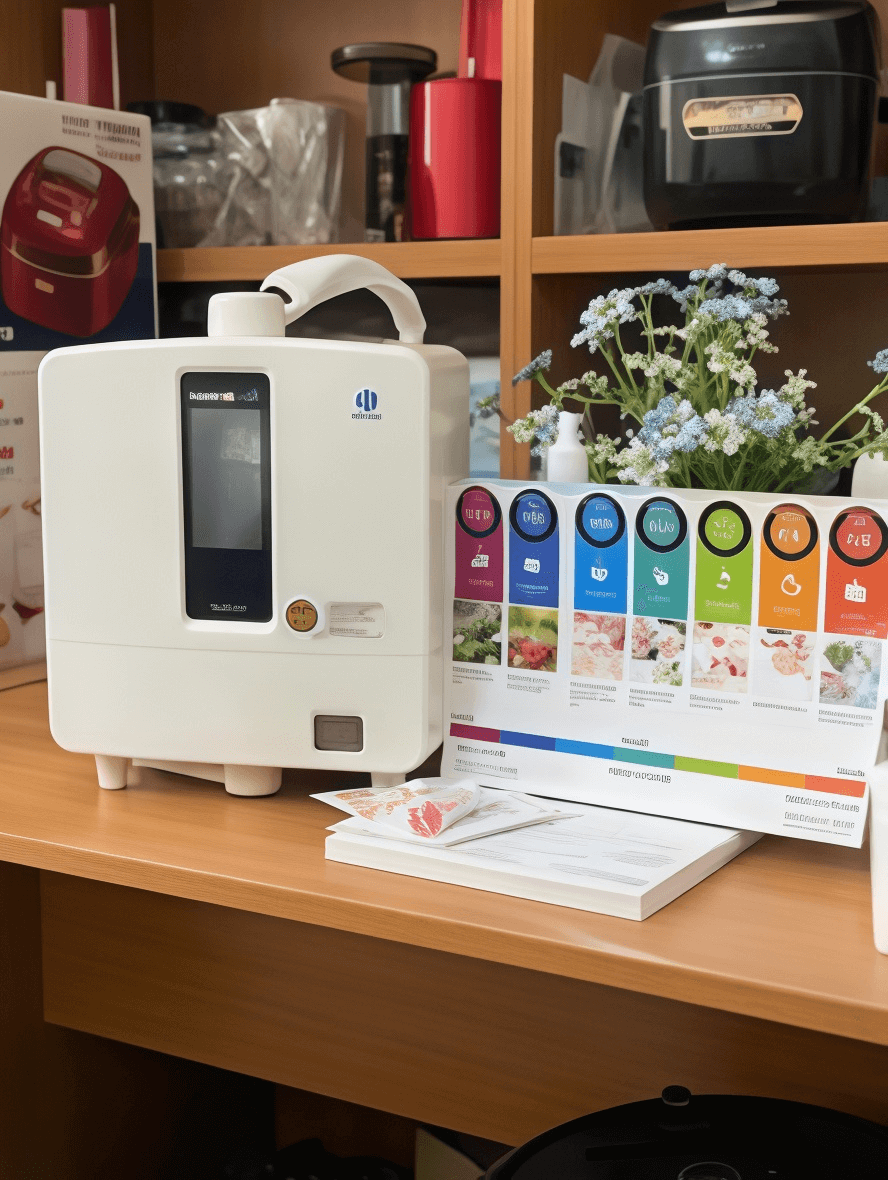 Máy I-ON kiềm Kangen K8 dạng để bàn có nước thải và nước axit Kangen K8 – 240L